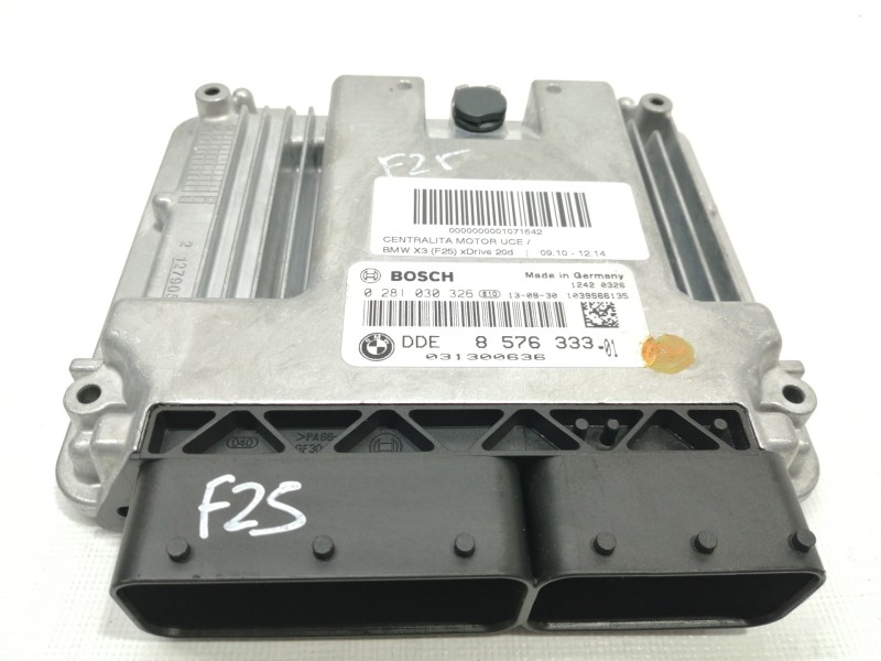 Recambio de centralita motor uce para bmw x3 (f25) xdrive 20d referencia OEM IAM 0281030326 857633301 / 8576333 1039S66135 / 031