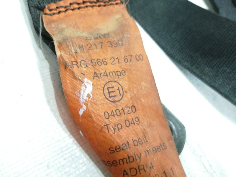 Recambio de cinturon seguridad delantero derecho para bmw serie 5 berlina (e39) 525tds referencia OEM IAM   5 PUERTAS