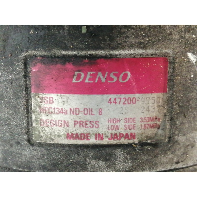 Recambio de compresor aire acondicionado para bmw serie 5 berlina (e39) 525tds referencia OEM IAM 4472009750  