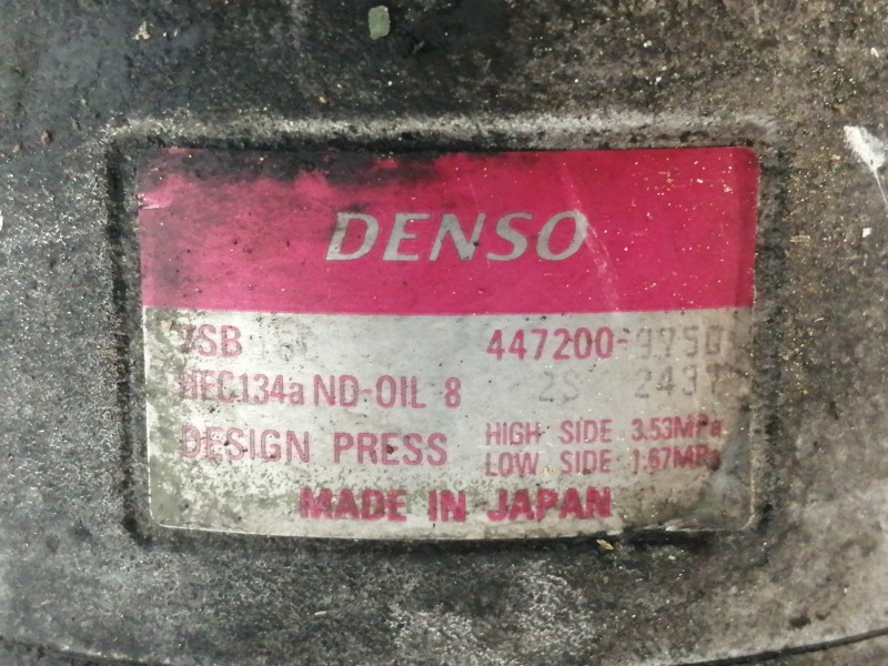 Recambio de compresor aire acondicionado para bmw serie 5 berlina (e39) 525tds referencia OEM IAM 4472009750  