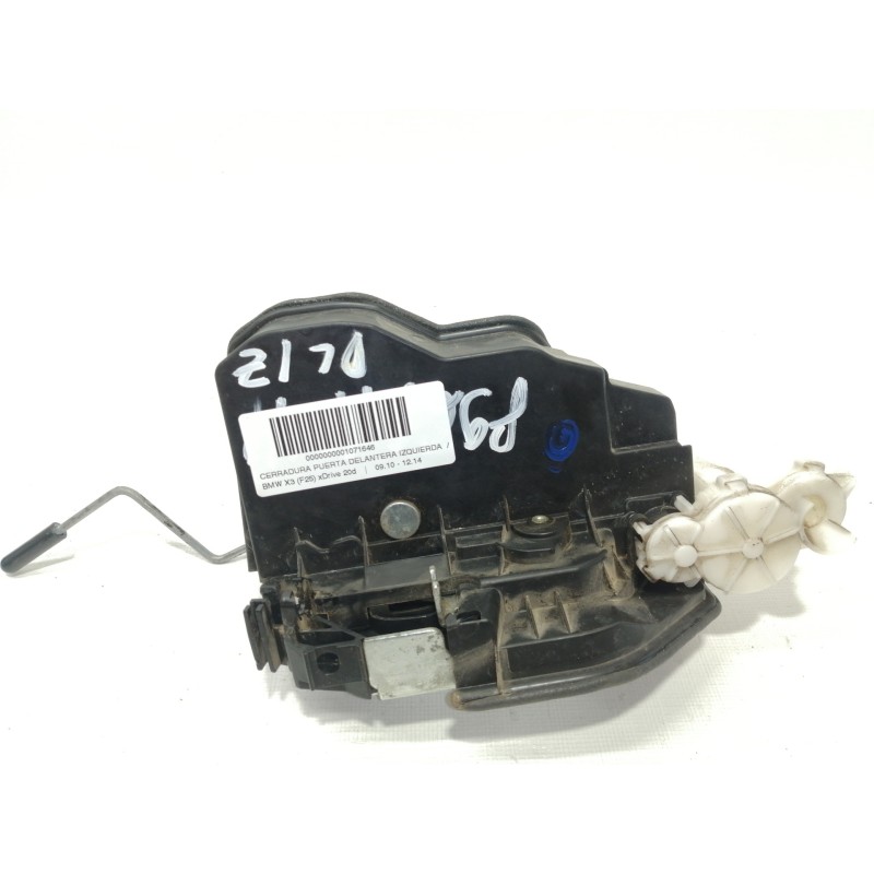 Recambio de cerradura puerta delantera izquierda para bmw x3 (f25) xdrive 20d referencia OEM IAM I120085  