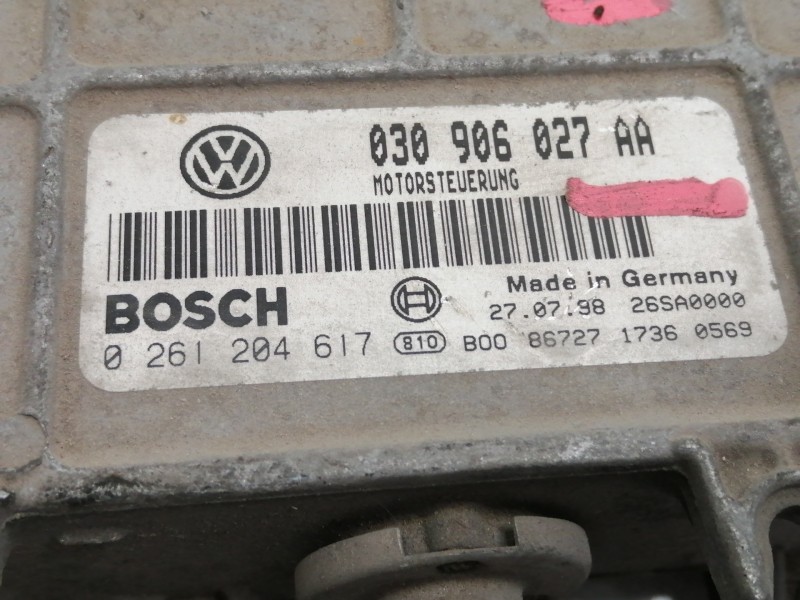 Recambio de centralita motor uce para volkswagen polo berlina (6n1) concept referencia OEM IAM 030906027AA  