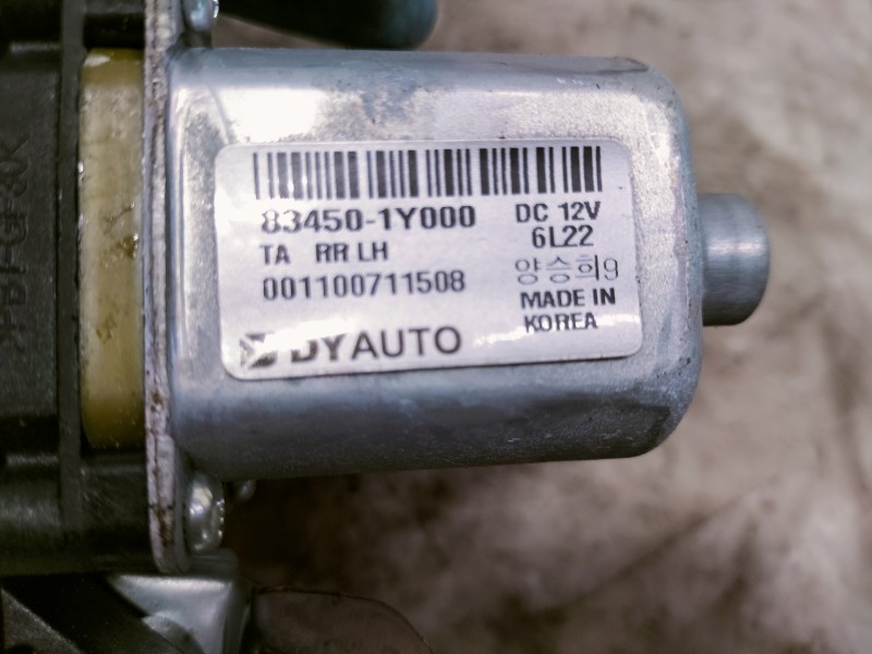 Recambio de elevalunas trasero izquierdo para kia picanto (ja) 1.0 cat referencia OEM IAM 83450 001100711508 1Y000 16K29 0652 2 