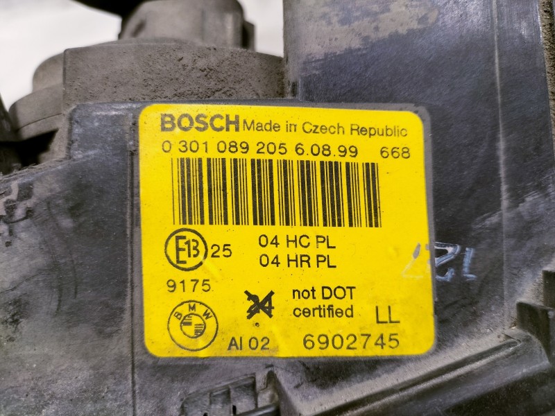 Recambio de faro izquierdo para bmw serie 3 berlina (e46) 320d referencia OEM IAM 0301089205 6902745 668 