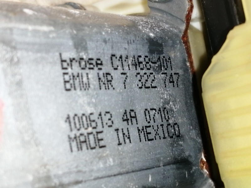 Recambio de elevalunas trasero izquierdo para bmw x3 (f25) xdrive 20d referencia OEM IAM 7322747  