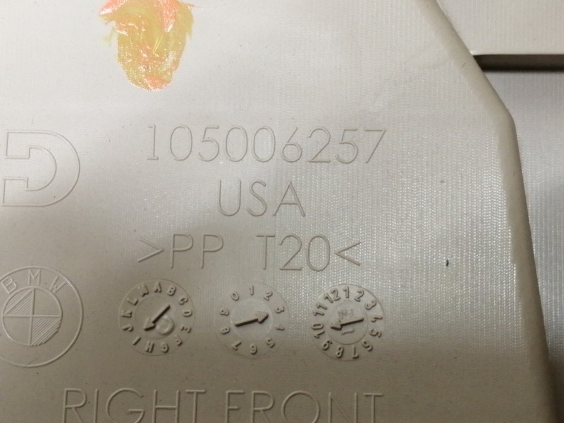 Recambio de guarnecido puerta delantera derecha para bmw x3 (f25) xdrive 20d referencia OEM IAM 105006257 10055913 