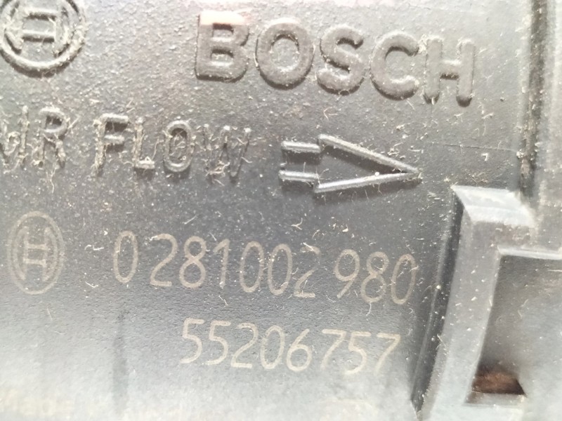 Recambio de caudalimetro para fiat doblo i cargo 1.3 jtd sx furgón referencia OEM IAM 0281002980  