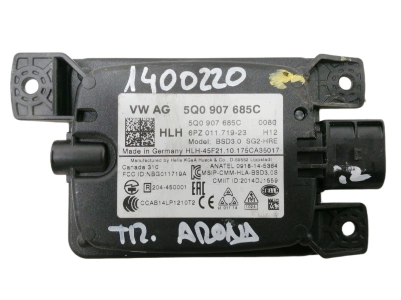 Recambio de modulo electronico para seat arona style referencia OEM IAM 5Q0907685C 6PZ01171923 