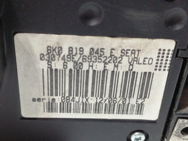 Recambio de mando calefaccion / aire acondicionado para seat ibiza (6k1) select referencia OEM IAM 6K0819045E  