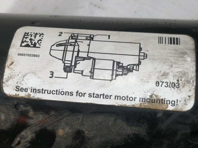 Recambio de motor arranque para bmw x3 (f25) xdrive 20d referencia OEM IAM 0001148034 1241857023803 857023803
