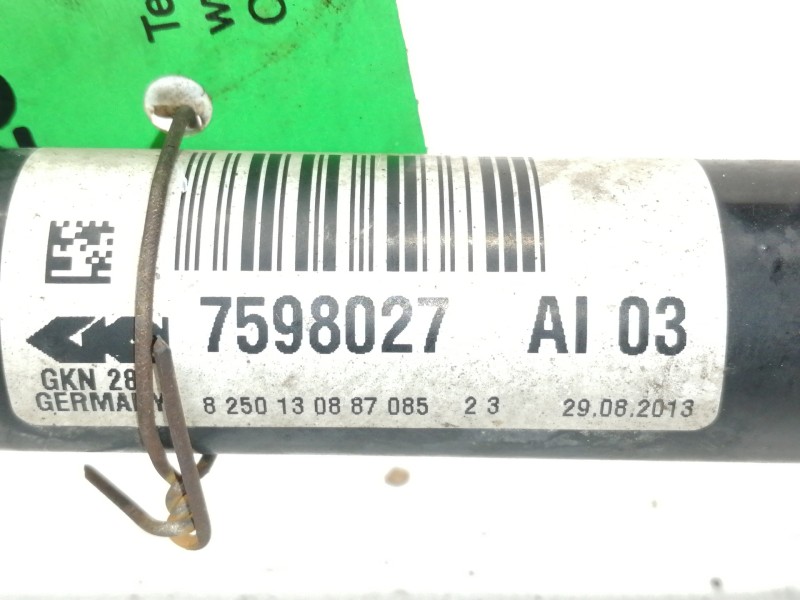 Recambio de transmision delantera izquierda para bmw x3 (f25) xdrive 20d referencia OEM IAM 7598027  