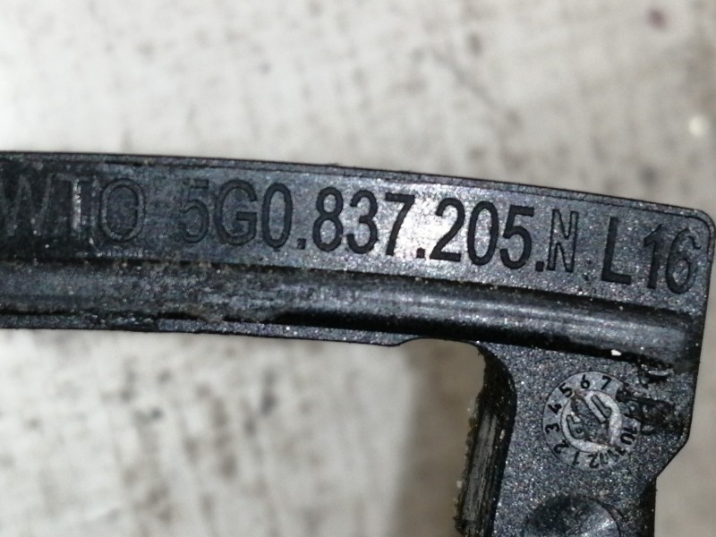 Recambio de maneta exterior delantera izquierda para volkswagen golf vii lim. (bq1) advance referencia OEM IAM 5G0837205N  