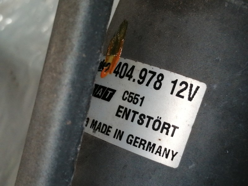 Recambio de motor limpia delantero para fiat punto (199) easy referencia OEM IAM 404978  