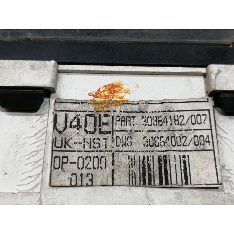 Recambio de cuadro instrumentos para volvo v40 familiar 1.9 turbodiesel referencia OEM IAM 30864182007  