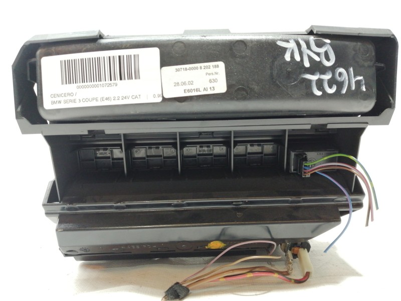 Recambio de cenicero para bmw serie 3 coupe (e46) 2.2 24v cat referencia OEM IAM 307090800  