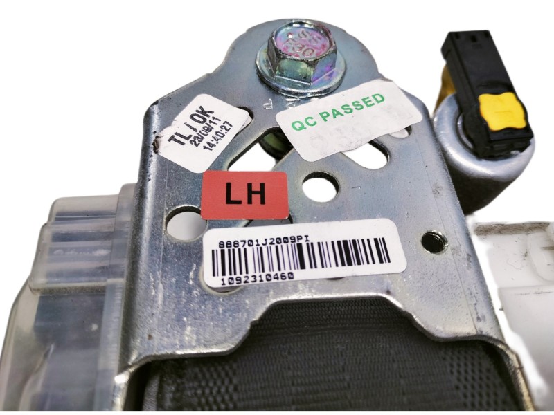 Recambio de cinturon seguridad delantero izquierdo para hyundai i20 comfort referencia OEM IAM 888701J200OM 1092310460 045707 05