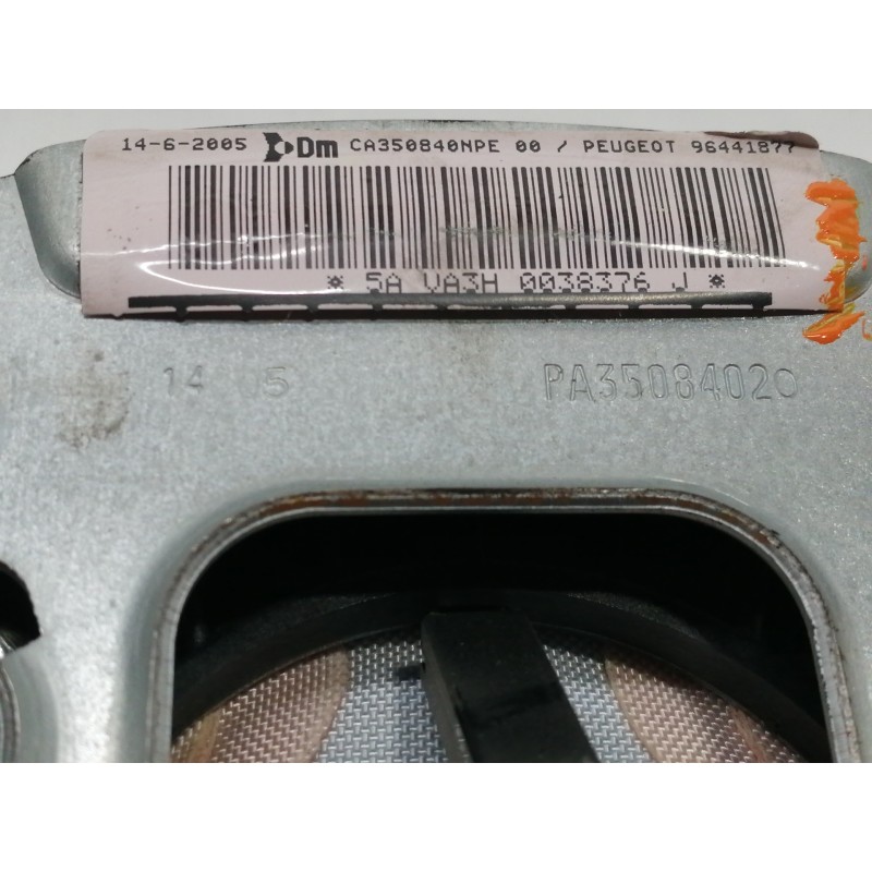 Recambio de airbag delantero izquierdo para peugeot 1007 dolce referencia OEM IAM 96441877  