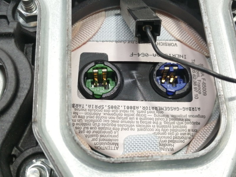 Recambio de airbag delantero izquierdo para peugeot 1007 dolce referencia OEM IAM 96441877  