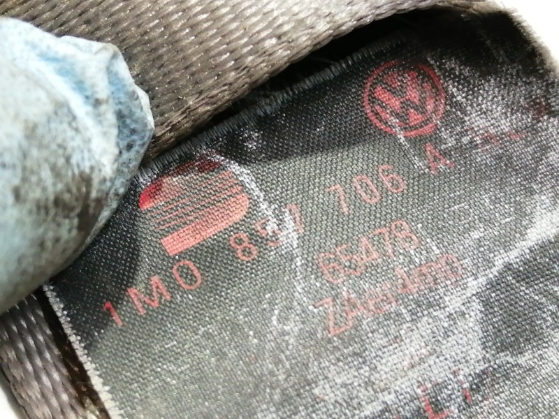 Recambio de cinturon seguridad delantero derecho para seat toledo (1m2) stella referencia OEM IAM 1M0857706A  5 PUERTAS