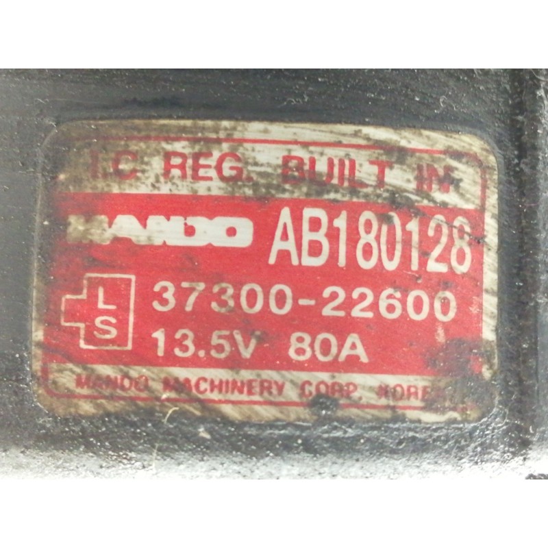 Recambio de alternador para hyundai accent (lc) 1.3 cat referencia OEM IAM AB180128  