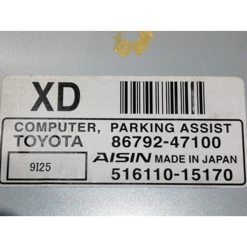 Recambio de modulo electronico para toyota prius (nhw30) advance referencia OEM IAM 8679247100 51611015170 9I25