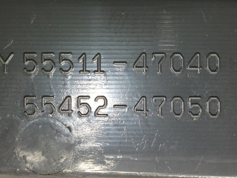 Recambio de guantera para toyota prius (nhw30) advance referencia OEM IAM 5551147040 5545247050 
