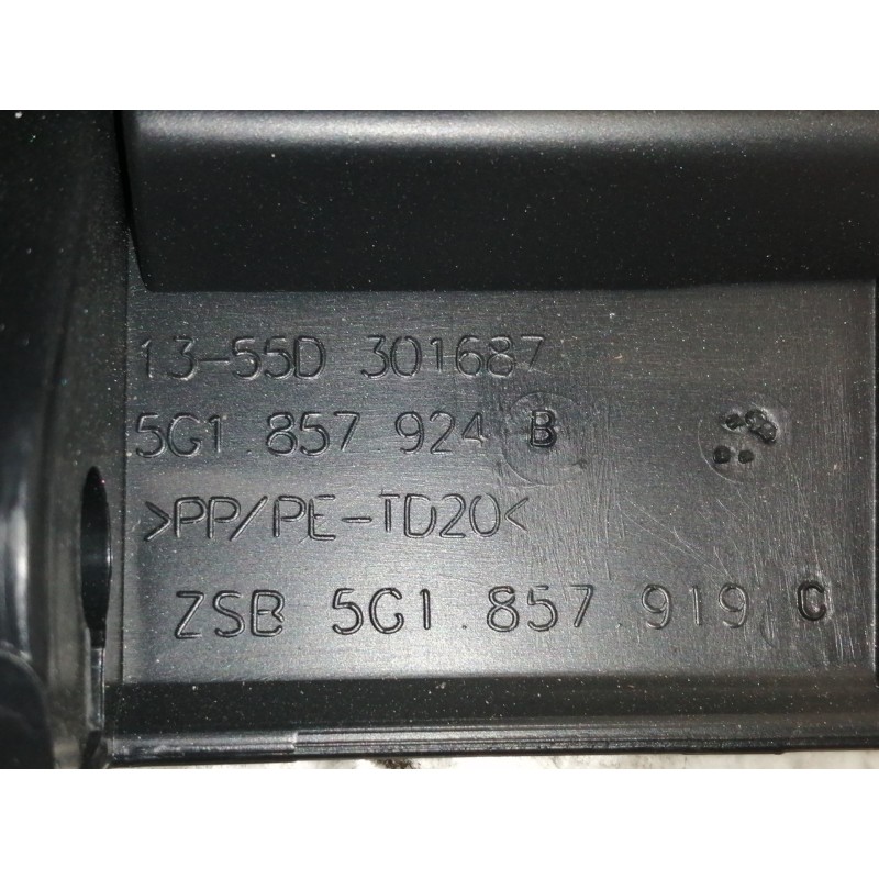 Recambio de guantera para volkswagen golf vii lim. (bq1) advance referencia OEM IAM 5G1857924B 5G1857919C 1355D301687 