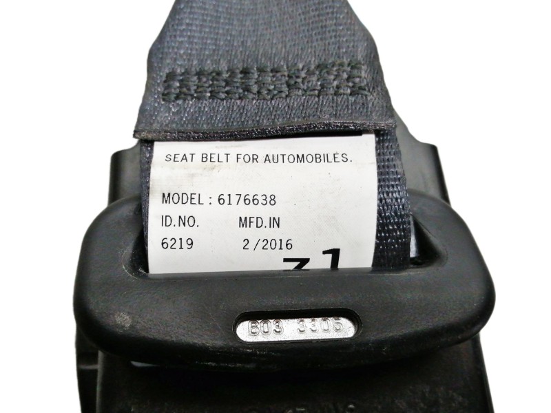 Recambio de cinturon seguridad trasero derecho para mitsubishi asx (ga0w) motion 2wd referencia OEM IAM 6176638 7000B446XA 