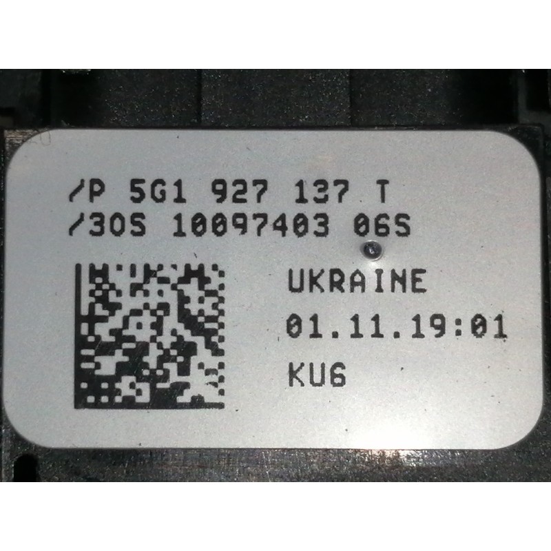 Recambio de interruptor para volkswagen golf vii lim. (bq1) advance referencia OEM IAM 5G1927137T 1009740306S 