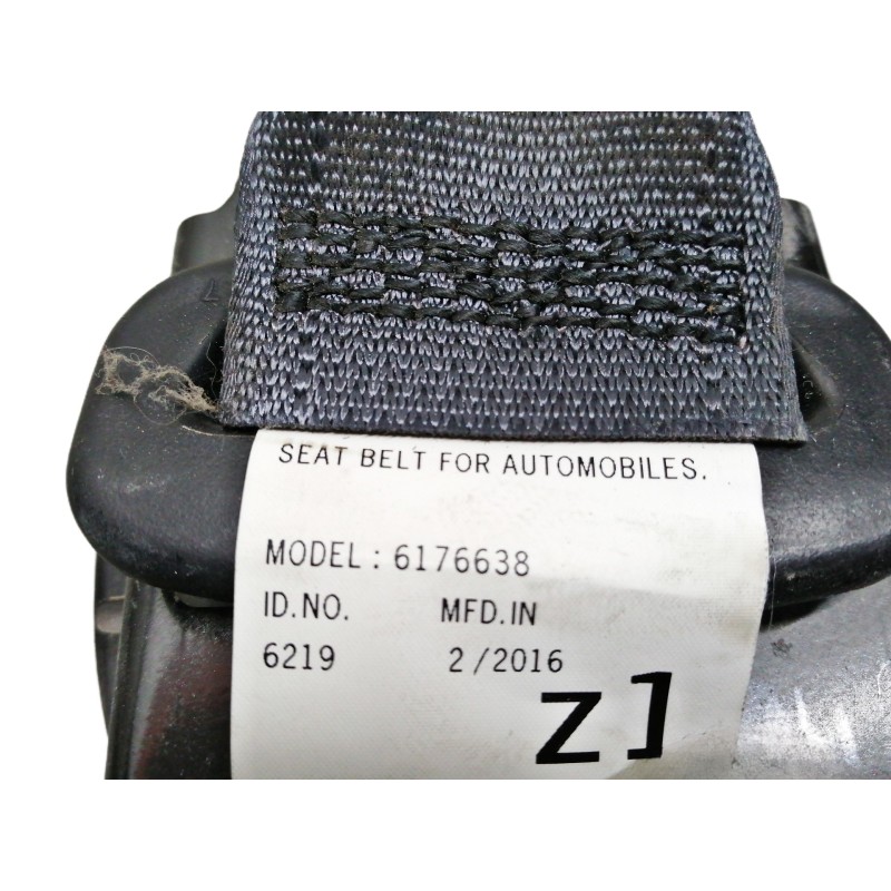Recambio de cinturon seguridad trasero izquierdo para mitsubishi asx (ga0w) motion 2wd referencia OEM IAM 6176638 7000B446XA 