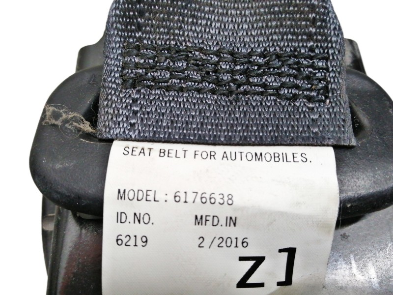 Recambio de cinturon seguridad trasero izquierdo para mitsubishi asx (ga0w) motion 2wd referencia OEM IAM 6176638 7000B446XA 
