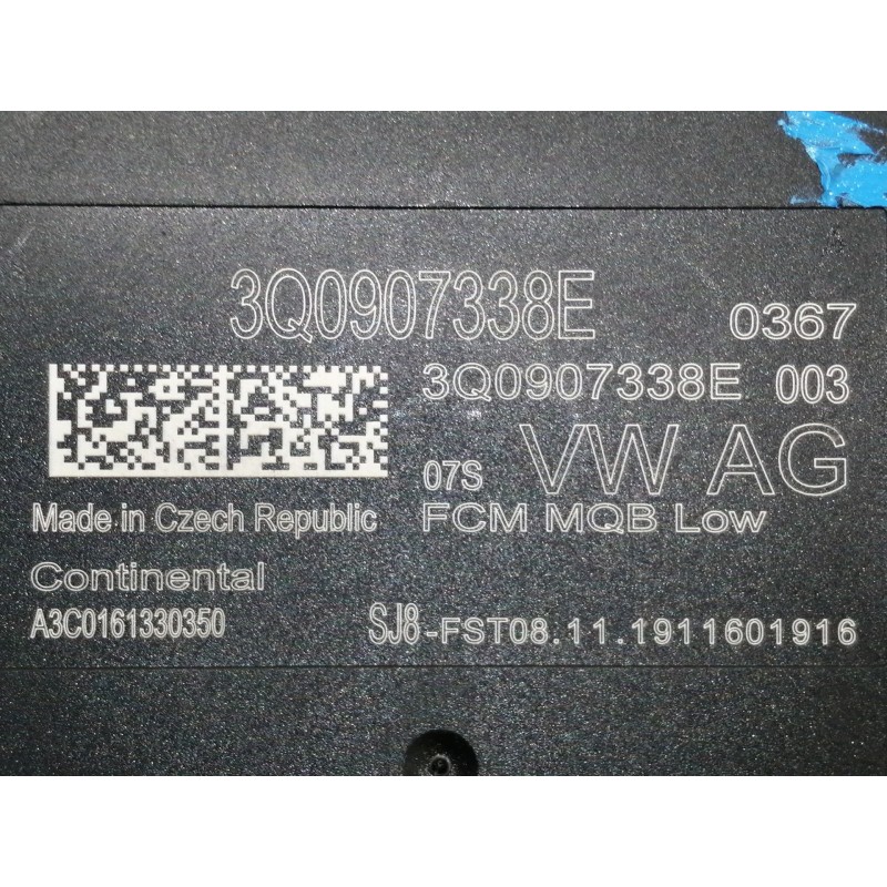Recambio de modulo electronico para volkswagen golf vii lim. (bq1) advance referencia OEM IAM 3Q0907338E  