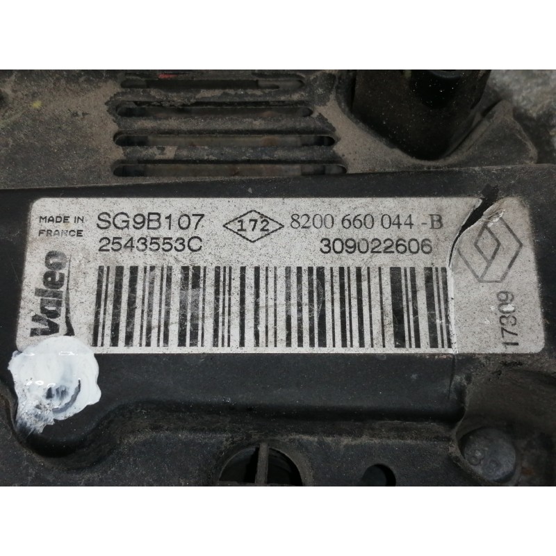 Recambio de alternador para dacia sandero ambiance referencia OEM IAM 8200660044B  