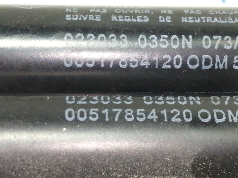 Recambio de amortiguadores maletero / porton para fiat 500 cabrio (150) lounge referencia OEM IAM 0230330350N 00517854120 