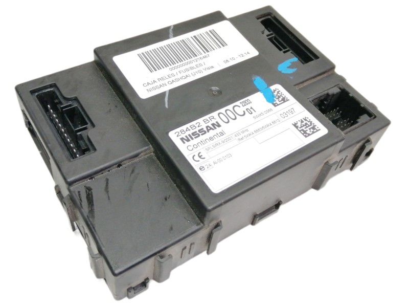 Recambio de caja reles / fusibles para nissan qashqai (j10) visia referencia OEM IAM 284B2BR00C 5WK48883 5WK48812