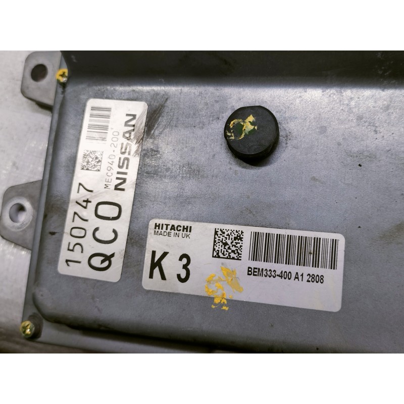 Recambio de centralita motor uce para nissan qashqai (j10) visia referencia OEM IAM MEC940200  