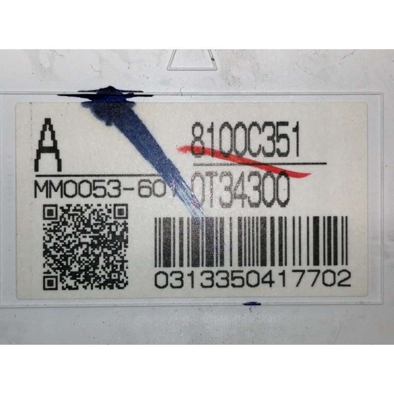 Recambio de cuadro instrumentos para mitsubishi asx (ga0w) motion 2wd referencia OEM IAM 8100C351 MM0053601 MM0053
