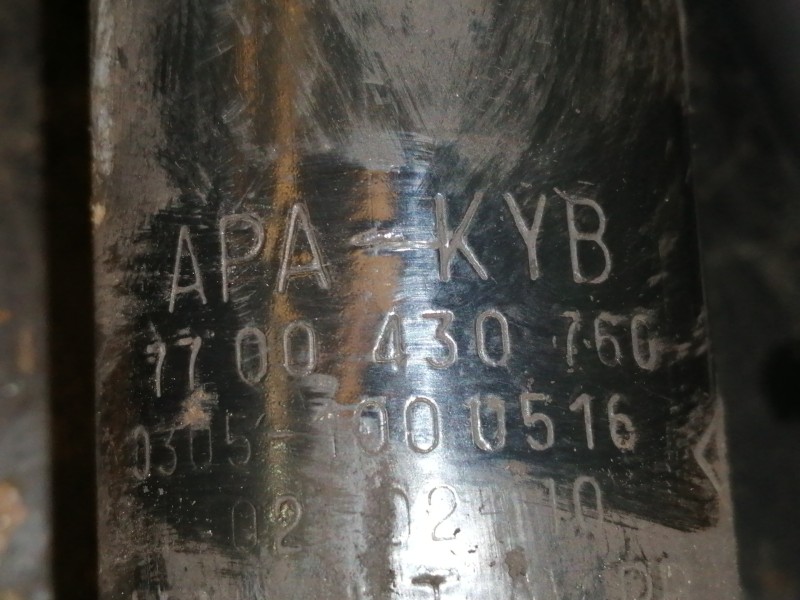 Recambio de amortiguador delantero derecho para renault scenic (ja..) 1.6 16v authentique (ja0b/11) referencia OEM IAM 770043076