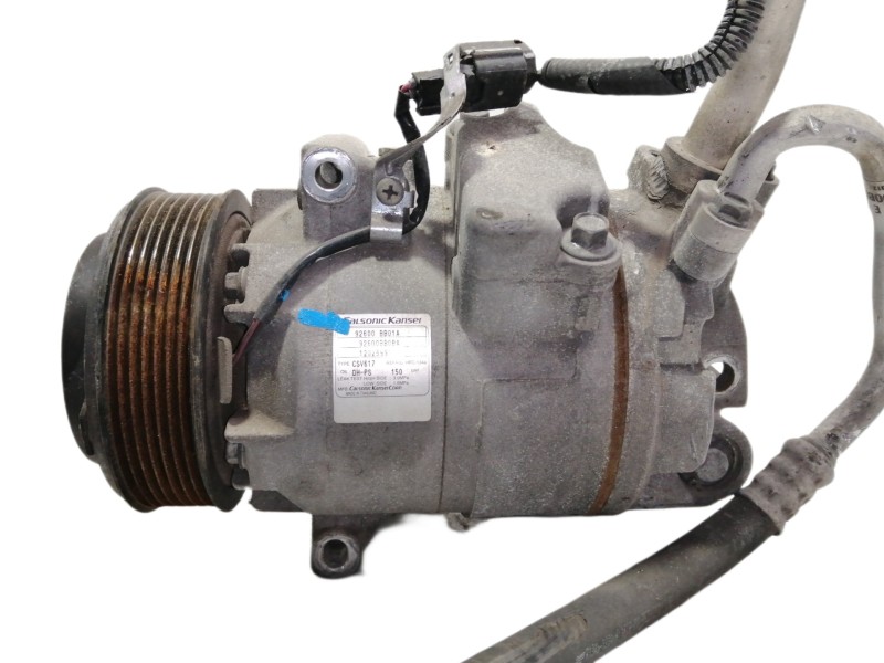 Recambio de compresor aire acondicionado para nissan qashqai (j10) visia referencia OEM IAM 92600BB01A 92600BB0BA 12025991