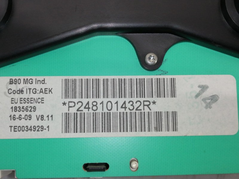 Recambio de cuadro instrumentos para dacia sandero ambiance referencia OEM IAM P248101432R 1835629 / TE00349291 248101432R / 120