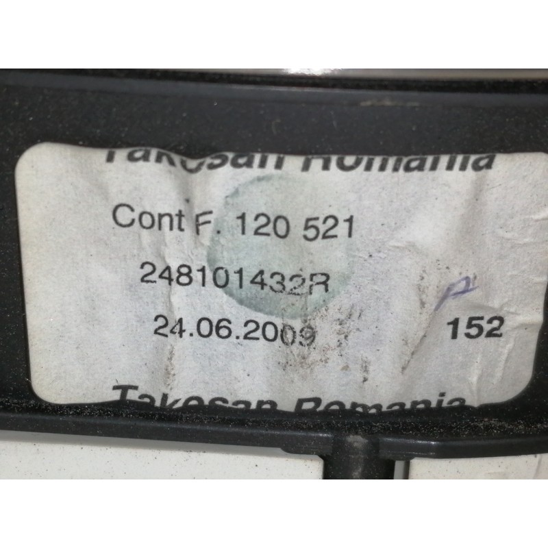 Recambio de cuadro instrumentos para dacia sandero ambiance referencia OEM IAM P248101432R 1835629 / TE00349291 248101432R / 120