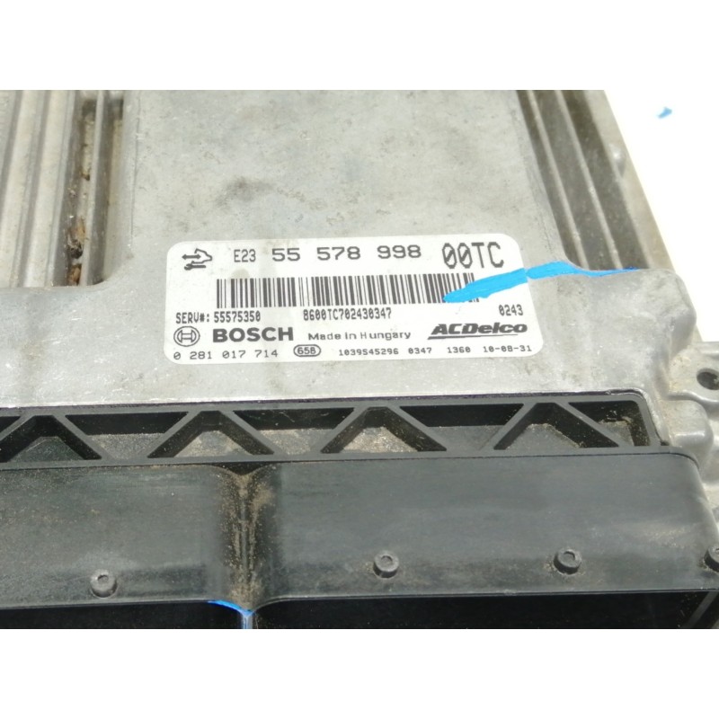 Recambio de centralita motor uce para opel corsa d innovation referencia OEM IAM 55578998 0281017714 E2355578998