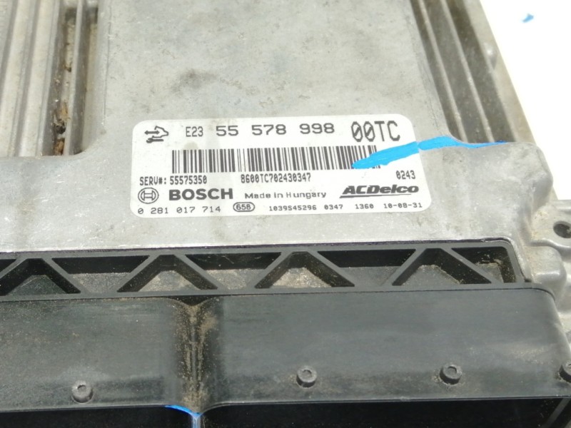 Recambio de centralita motor uce para opel corsa d innovation referencia OEM IAM 55578998 0281017714 E2355578998