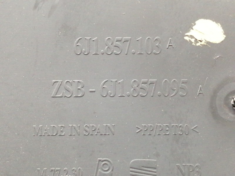 Recambio de guantera para seat ibiza (6j5) emoción referencia OEM IAM 6J1857103A 6J1857095A 671TW6001A65VN 6J0880204 4S607261 NP