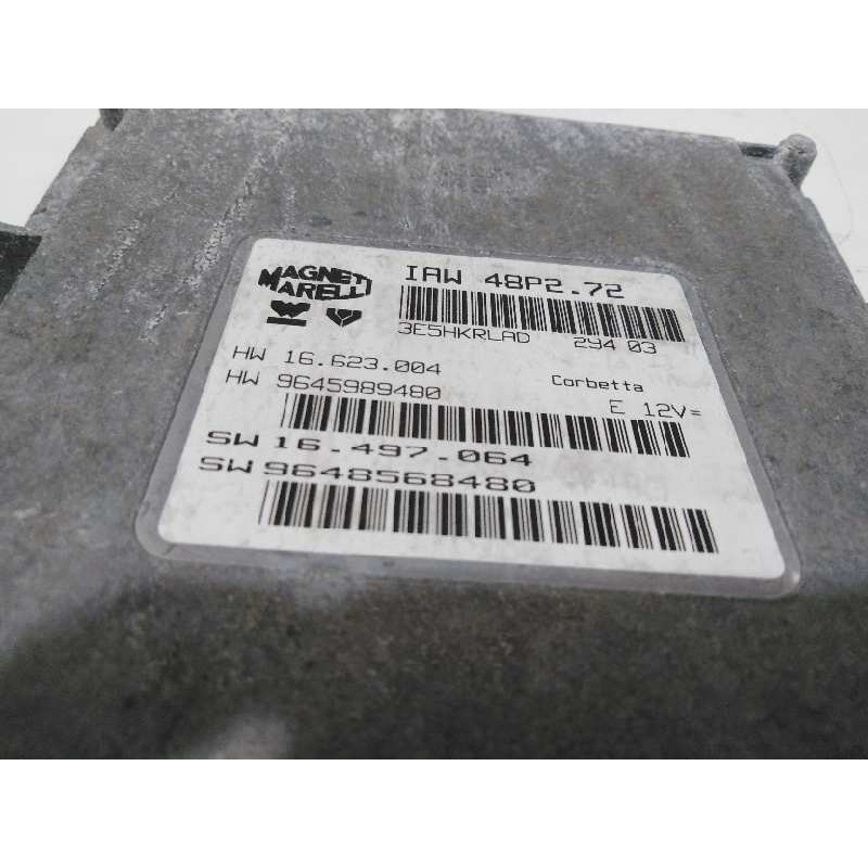 Recambio de centralita motor uce para citroën c3 1.1 sx plus referencia OEM IAM 9648568480  