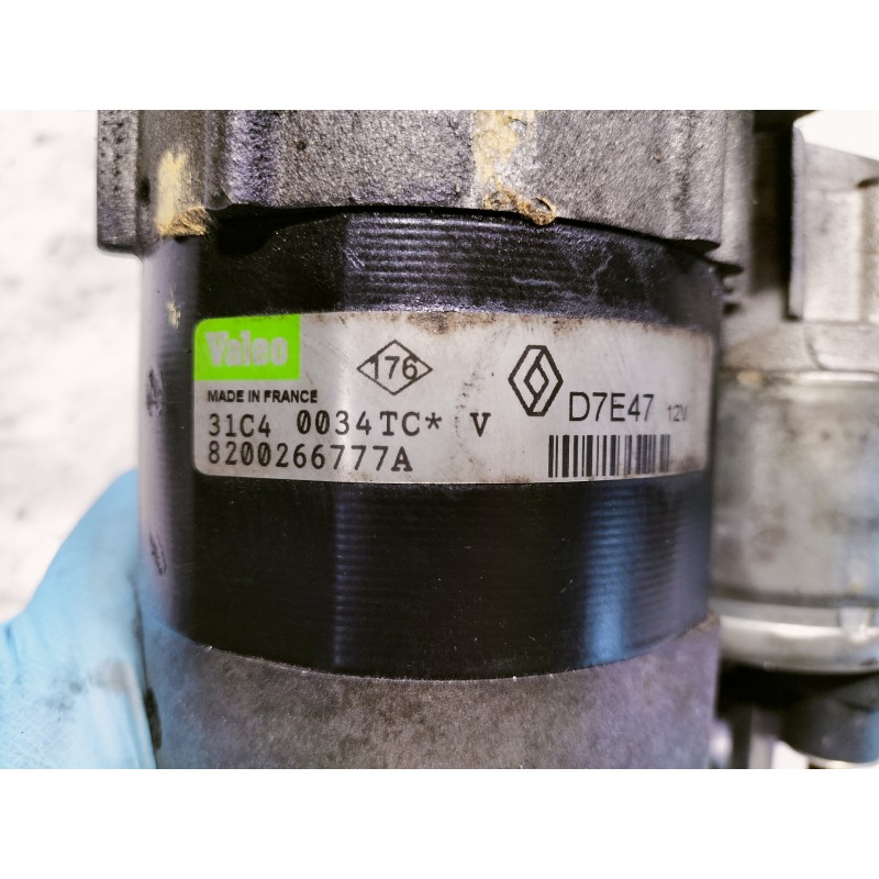 Recambio de motor arranque para renault megane ii berlina 5p dynamique referencia OEM IAM 8200266777A 31C40034TC D7E47 