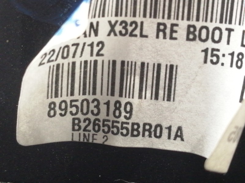 Recambio de piloto trasero izquierdo interior para nissan qashqai (j10) visia referencia OEM IAM 89503189  