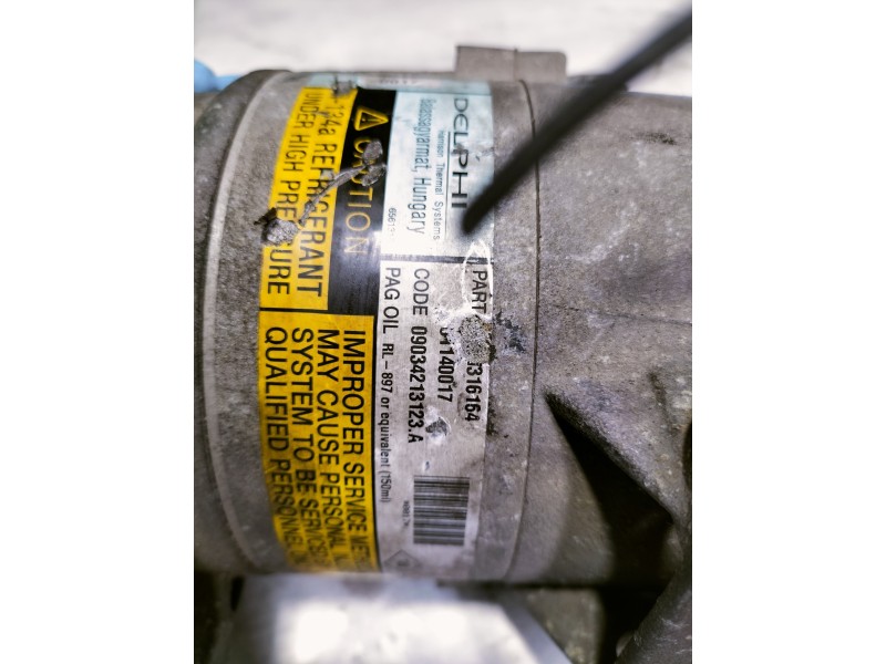 Recambio de compresor aire acondicionado para renault megane ii berlina 5p dynamique referencia OEM IAM 01140017 09034213123A 