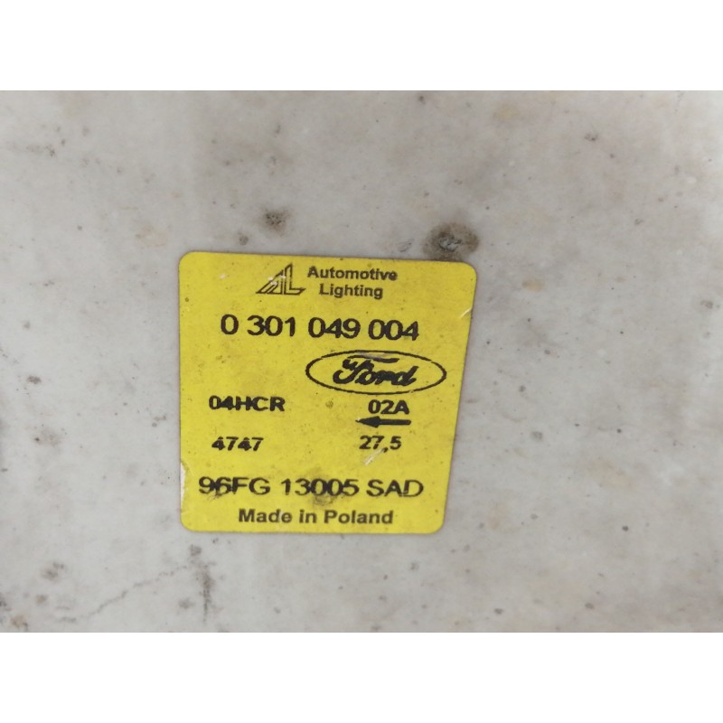 Recambio de faro derecho para ford fiesta berl./courier 1.8 diesel referencia OEM IAM 0301049004  