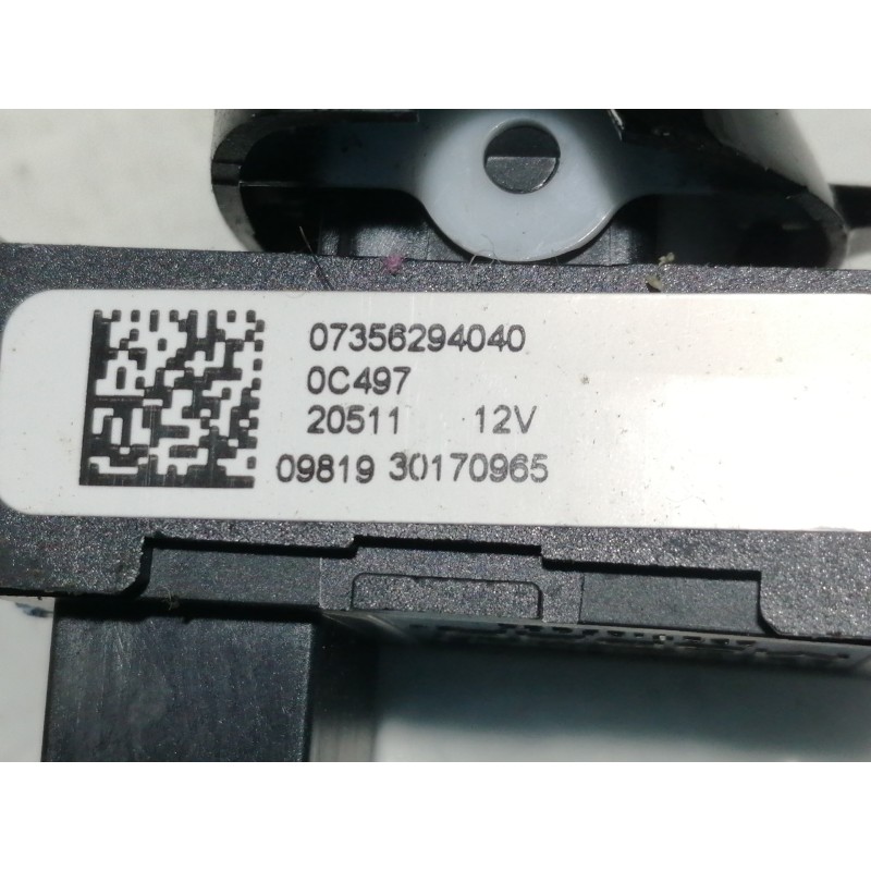 Recambio de mando elevalunas delantero izquierdo para fiat 500 cabrio (150) lounge referencia OEM IAM 07356294040  